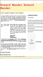 Mobile Screenshot of howardmandel.com